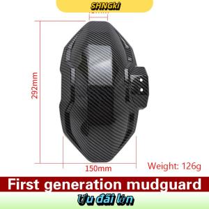 SHNGki Xe máy Chắn Bùn sợi carbon kết cấu Chắn bùn xe điện chắn bùn phổ sợi carbon