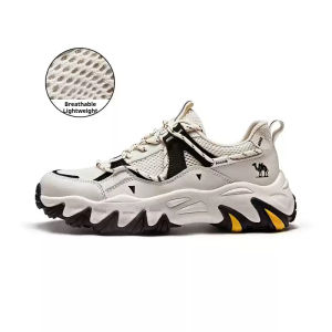 CAMEL CROWN Mens Chunky Sneakers | Breathable Mesh Outdoor Trail Running Shoes Fashion Casual Dad Shoes for Hiking & Walking