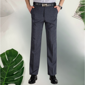 Quần Tây Nam Trung Niên Công Sở Vải Đẹp Không Nhăn Ống Rộng Form Ống Đứng