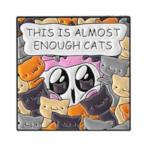 Fun Feline Inspired Initial Brooches User Friendly Coated Metal Decorative Pins Pet Brooches For Accessorizing Style