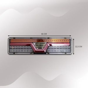 Lampu Variasi Mobil Truk 24 volt Stop Lamp Led Truck 24 vol Lampu Belakang Mobil Truk Panjang 46 cm