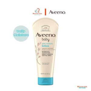Kem dưỡng ẩm cho bé Aveeno Baby Daily Moisture 227g kem dưỡng da cho trẻ 0M+ - Monnie Kids