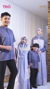 Nibras Rayya Series 2026 Izadia Lavender Sarimbit Lebaran 2026 Baju Keluarga Modern Elegan Original
