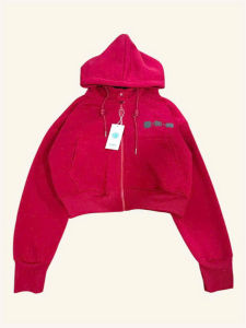 Áo Khoác Nữ ISMA CLUB Vải Nỉ Bông logo nổi Túi Trong tay dài  Áo Hoodie Zip Dây Kéo Phao  Nón to Form Dưới 54 KG