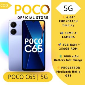 𝓹𝓸𝓬𝓸 C65 8+256GB 50MP AI Triple Camera Smooth 6.74" 90Hz Display Massive 5000mAh Battery❤️