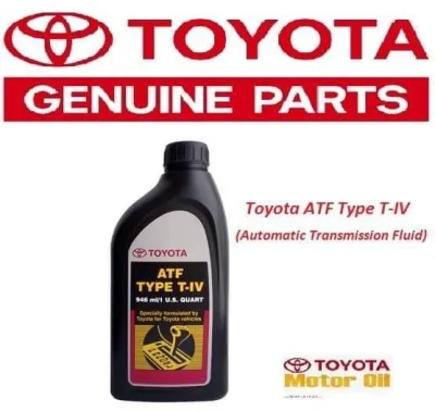 Toyota ATF Type T-IV ( Automatic Transmission Fluid ) 1L