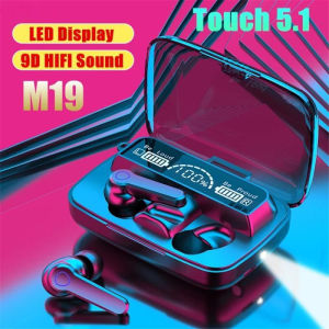 M19 TWS Bluetooth Earbuds Wireless Earphones Bluetooth Headsets HD Sound 2000mAh With LED Digital