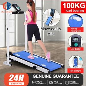 【COD】Home Fitness Luxury Treadmill Mechanical Foldable Running Machine for Walking Jogging & Cardio Training Compact Indoor Exercise Treadmill
