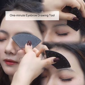 Eyebrow Shaping Ruler for Quick Symmetry Design Portable Makeup Tool for Home and Salon Use Easy Operation for Daily Beauty