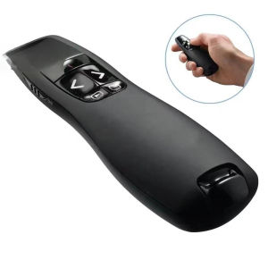 R400 Wireless Presenter ตัวชี้เลเซอร์สีแดง PPT การนําเสนอรีโมทคอนล