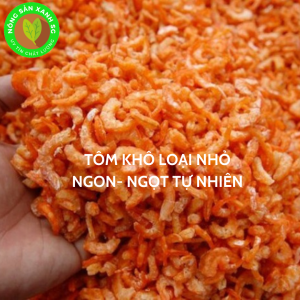 500gr TÔM KHÔ LOẠI NHỎ BAO NGON