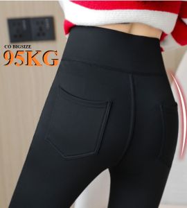 Quần Legging TÚI ỐP Gen Bụng 12cm Chất Thun Umi cao cấp Có Big size 95KG Đa năng Vải umi Hàn cao cấp