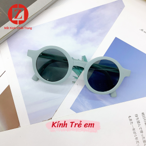 [Deal Khủng] Kính Thời Trang có thể Gấp nhỏ cá tính form tròn màu kẹo ngọt dễ thương Trẻ Em mã T3002