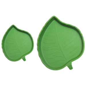 Terrarium Bowls Reptiles Bowl Worm Dish Small Leaf Shaped Water Bowl for Anoles Bearded Dragon