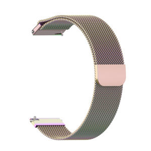 Zionia Watch Strap 20mm Milanese Loop Stainless Steel Metal for Garmin Vivoactive 6 5 3 Vivomove Luxe/Style/HR/Sport/Trend Forerunner 70 170 165 645 Music/245 55 570 42mm Venu SQ Approach J1 S12 S40 S42 S44 S50 D2 Air X10 Haylou RS4 Plus Amazfit Bip GTS 2