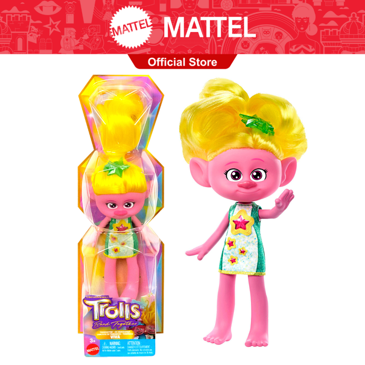 Mattel Dreamworks Trolls Band Together Fashion Dolls Trendsettin' Viva ...