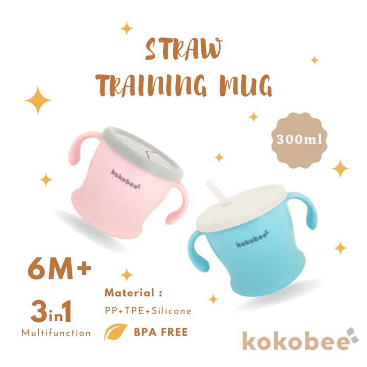 KOKOBEE STRAW TRAINING MUG IN MUG STRAW MUG CUP STRAW
