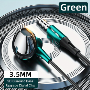 Newmsnr 9D TYPE-C Earphones Built In HD Microphone Earphone Surround Sound Bass In Ear Headphones Original High Quality Headset Waterproof & Sweatproof Earbuds Legit Gaming Headphone For Samsung/POCO/Xiaomi/Huawei /Oppo/Vivo etc