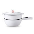 Multifunctional smart electric frying pan Non Sticky Portable 3L Capacity Elecrtic Wok Hot Pot Electric Cooker Steamer for home and dormitory. 