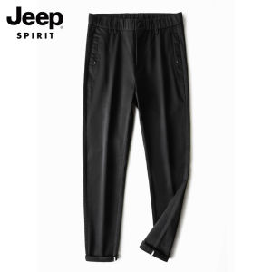JEEP SPIRIT Quần Thường Ngày Cho Nam Quần Ống Đứng Hợp Xu Hướng Phù Hợp Với Tất Cả Quần Dài Mỏng Mới Co Giãn Siêu Nhỏ Quần Nam