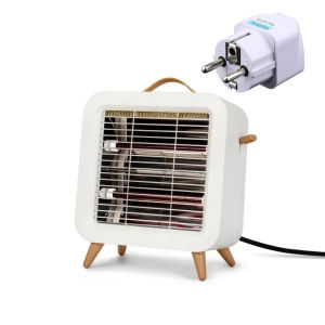 Portable Electric Quartz Tube Infrared Heater 550WHandy Heating Space Heater for Desk Room 220V Warmer for House Winter