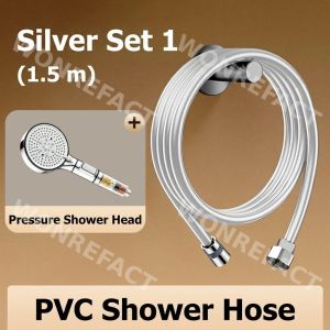 1.5m Flexible Shower Hose Thickened PVC Replacement Tube Bathroom