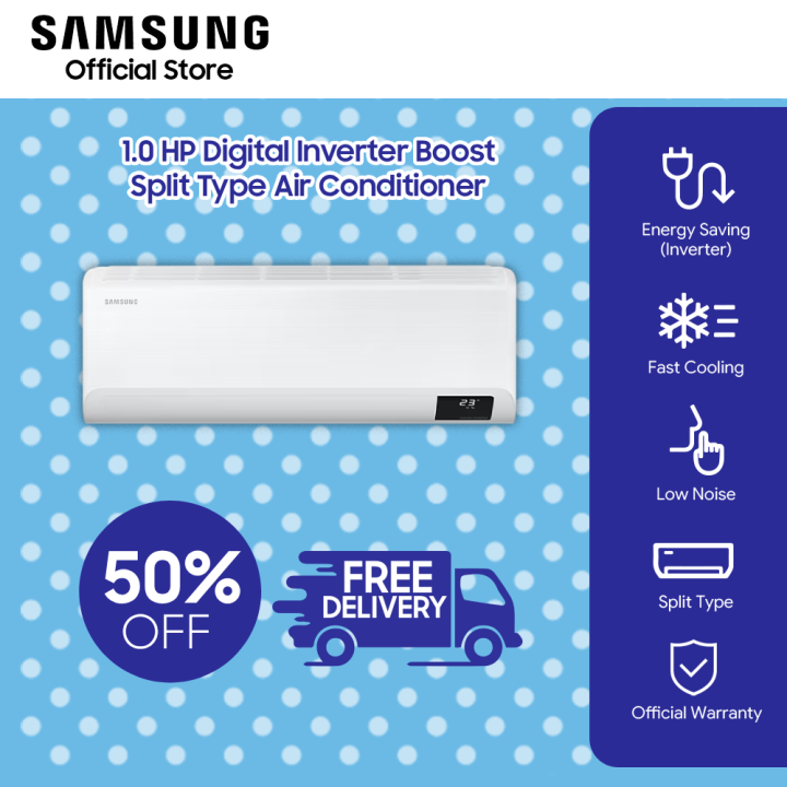 Samsung HP Air Conditioner S-Inverter AR09TYHYEWKNTC Local