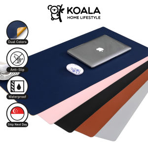 🇸🇬 🔥 Koala Home Premium Leather Mousepad Mouse Pad/Desk Mat/Double Sided Office Desk Mat Mouse Mat Gaming