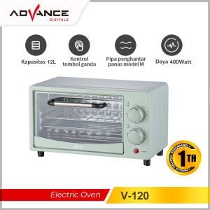Advance Oven Listrik Low Watt 12 Liter - Votre V120 - FREE ONGKIR Jabodetabek