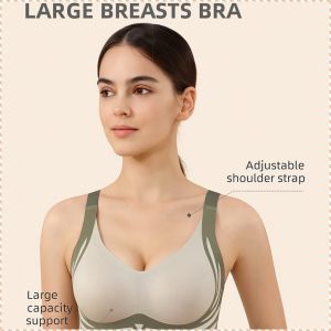 Bra Adjustable Anti-sagging Bra with No Steel Support Fits Snugly Without Emptying Cups Higher Side Ratio