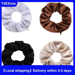 【Local shipping】 Portable ⁣Hidden Safe Sight Secret Hair Tie Storage Case Hair Scrunchie With Zipper Hide Key Cash Jewelry For Travel Outdoor