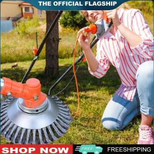 [ZENLEA6]หัวตัดหญ้าเหล็กไวร์สำหรับเครื่องตัดหญ้า ทนสนิม เหมาะสำหรับงานเกษตรและสวนสวย