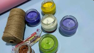Ylang ylang scented candle