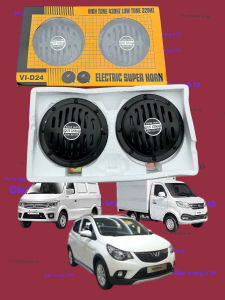1 đôi còi đĩa 12v 24v hàng cao cấp HIGH TONE 430HZ LOW TONE 320HZ dùng cho ô tô xe máy các loại