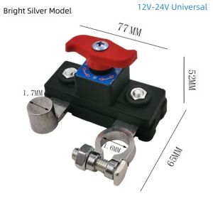 YPB585111 12V/24V Car Battery Disconnect Switch Manual Automatic Power Cut Off Switch Kill Switch Universal Leakage Protector Car Battery Maintenance