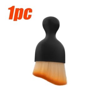 2Pcs Car Cleaning Brush Protable Car Interior and Center Console Cleaning Tool Ultra-Soft Dashboard and Air Outlet Gap Cleaning Brush Auto Dusting Cleaning Accessories for Dashboard AC Vents Leather Scratch-Free