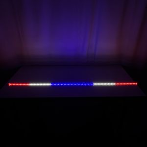 ไฟนีออน 24V สีธงชาติ ขนาดยาว 118 เซนติเมตร  ใช้ไฟรถ ไฟแบต มีหลายสีให้เลือก