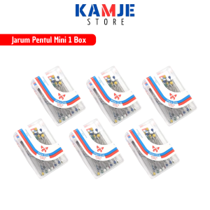 KAMJE Jarum Pentul Pentol Mini Kecil 1 Box Untuk Hijab Jilbab Kerudung