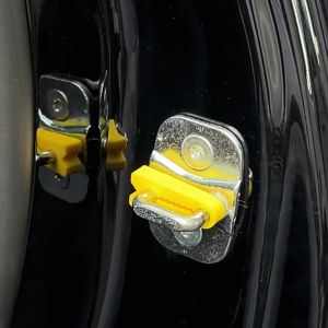 WH Door Lock Anti-collision Pad - Shock-absorbing Soundproof Waterproof - Door Buffer Cushion Damper - Silicone Protective Cover - Universal Car Accessories