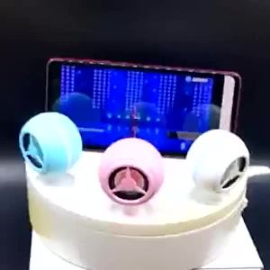 ลำโพงการดูดถ้วยลำโพงบลูทูธขนาดเล็กแบบพกพาไร้สายน่ารักเสียงลำโพงบลูทูธพร้อมไมโครโฟนรองรับสายสนทนา IPX4กันน้ำ