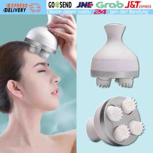 Alat Pijat Kepala Electric Gurita Head Massager Smart 3D Alat Pijat Terapi Pinggang Punggung Tahan Air Penggunaan Basah dan Kering Pijat Cuci Rambut Pijit Kulit Kepala
