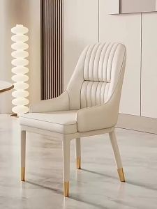 Light Luxury Dining Chair Nordic Back Chair Simple Chair Household Soft Bag Makeup Stool Ergonomic Bread Chair
