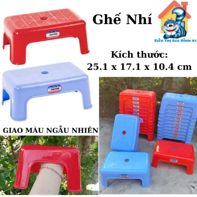 Ghế Nhựa Duy Tân Ghế Nhựa Ngồi Bệt- Giặt ĐồGhế Nhựa Chữ Nhật Nhí No H001 2
