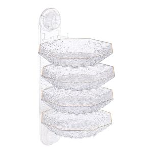 YIYU STUDIO Mô hình sông băng Đĩa chuẩn bị thức ăn Trong suốt Gắn tường Đĩa ăn có giác hút Khay chứa chất thải Tiết kiệm không gian Đĩa đựng kẹo Sử dụng trong nhà bếp