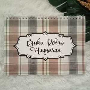 BUKU REKAP ANGSURAN JILID SPIRAL 100 HAL NON-CUSTOM