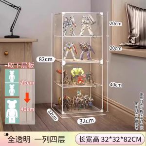 【COD】Display Cabinet Transparent Dust Proof Show case Home Storage Hand-Made Display Case Display Box Toy figurine appreciation and display Multiple specificationsmultiple choices Dust-Proof Protection: Keeps toys collectibles clean and well-preserved