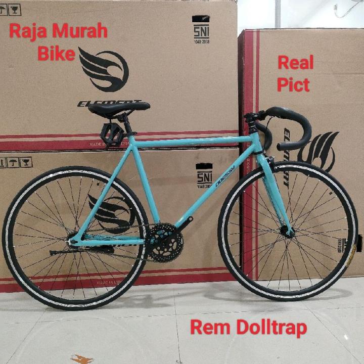 Sepeda Real Fixie OEM Color Single Gear Fixie Bike 700c Fixed - Main Image