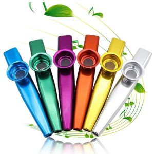 Metal Kazoo 3 Colors: A Portable Mouth Flute for Beginner Music Lovers