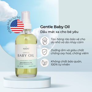 Dầu mát xa hữu cơ tự nhiên cho bé - NOLEO Baby Oil