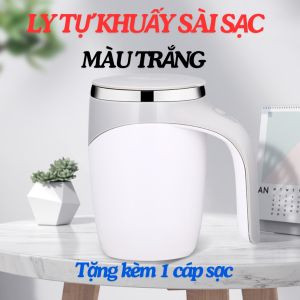[Tặng Cáp Sạc] Cốc Khuấy Tự Động Pha Ca Phê Lõi Inox 304 Sài Pin Sạc- Ly Tự Khuấy Pha Trà Đồ Uống